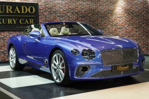 Buy Bentley Continental GT Convertible blue in UAE