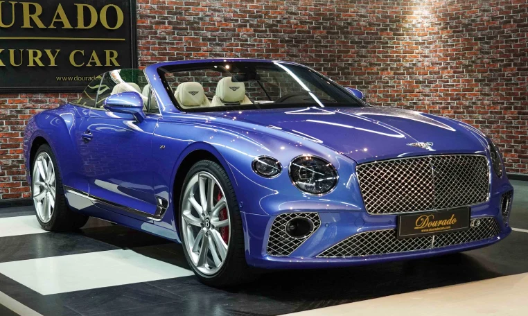 Buy Bentley Continental GT Convertible blue in UAE