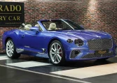 Bentley Continental GT Convertible blue Hyper Car for sale in UAE