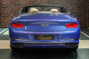 Buy Bentley Continental GT Convertible blue Exotic Car Dubai