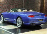 Bentley Continental GT Convertible blue Exotic Car Dealership
