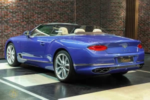 Bentley Continental GT Convertible blue Exotic Car Dealership