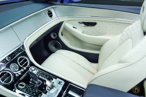 Bentley Continental GT Convertible blue Dealership Dubai UAE