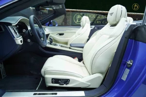 Bentley Continental GT Convertible blue Dealership