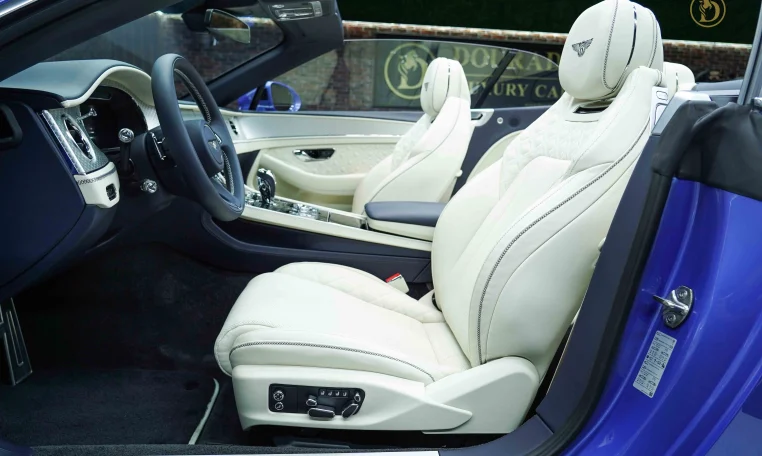 Bentley Continental GT Convertible blue Dealership
