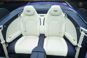Bentley Continental GT Convertible blue Exotic car