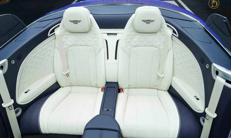 Bentley Continental GT Convertible blue Exotic car