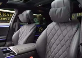 Mercedes-Benz S 580 4MATIC in Black Luxury Car Dealership in Dubai