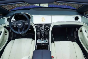 Buy Bentley Continental GT Convertible blue Luxury car