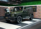 Mercedes G 63 Double Night Package in Olive Green for Sale in UAE