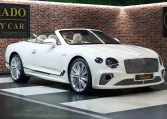Bentley Continental GT Convertible White for sale in Dubai