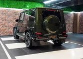 Mercedes G 63 Double Night Package in Olive Green Luxury Car Dealership in Dubai