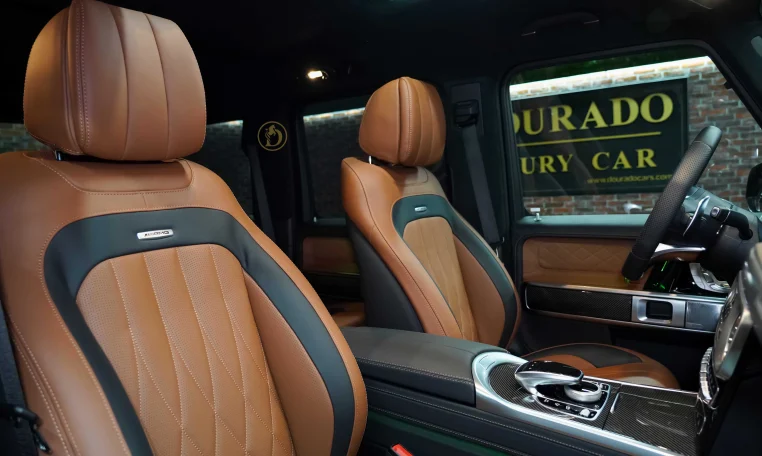 Buy Mercedes G 63 Double Night Package Luxury Car in Olive Green in Dubai UAE