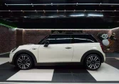 Mini Cooper S White and Brown Exterior