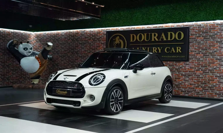 Mini Cooper S White and Brown Exterior for sale