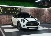 Mini Cooper S White and Brown Exterior