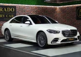 Mercedes S 580 4MATIC in White Exotic Car for Sale UAE