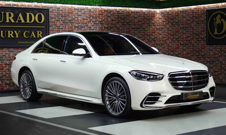 Mercedes S 580 4MATIC in White Exotic Car for Sale UAE