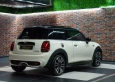 Mini Cooper S White and Brown Exterior