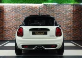 Mini Cooper S White and Brown Exterior