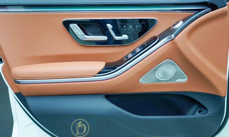 Mercedes S 580 4MATIC in White Super Car Dealership in UAE