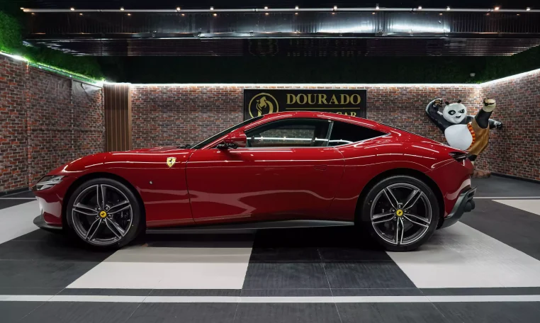 Ferrari Roma in Red for Sale in Dubai
