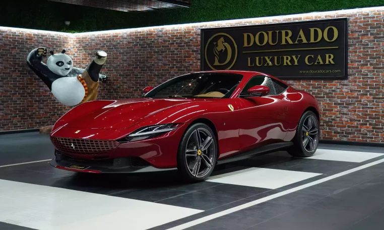 Ferrari Roma in Red for Sale in Dubai UAE