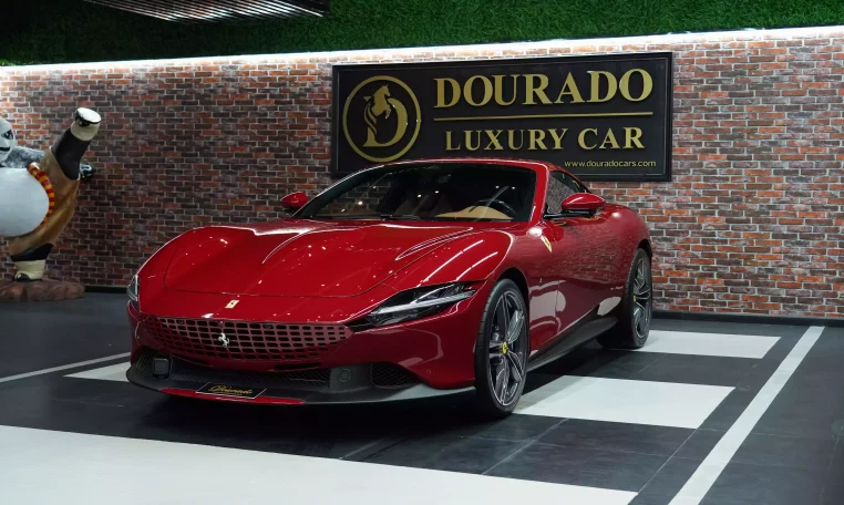 Ferrari Roma in Red for Sale in Dubai UAE