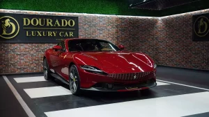 Ferrari Roma in Red Super Car for Sale in Dubai