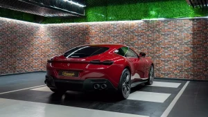 Ferrari Roma in Red Dealership in UAE