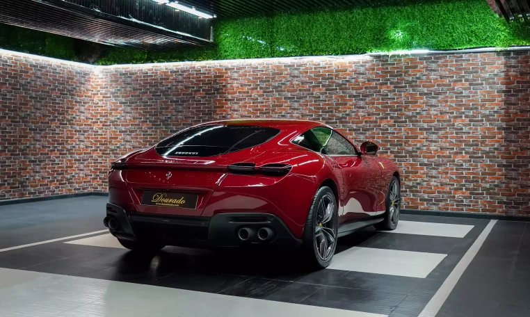 Ferrari Roma in Red Dealership in UAE