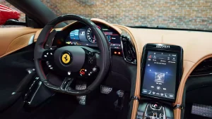 Buy Ferrari Roma in Red in Dubai