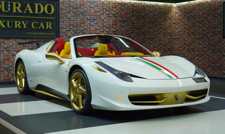 Buy Ferrari 458 Spider Luxury car in Dubai