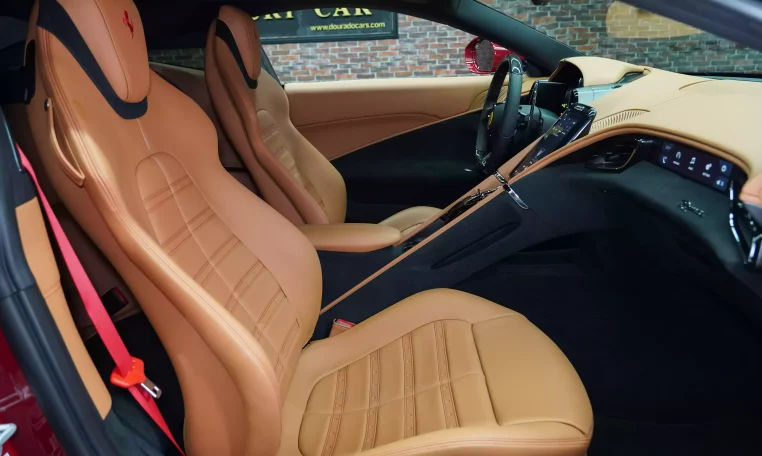 Buy Ferrari Roma Super Car in Red in Dubai UAE