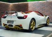 Ferrari 458 Spider supercar dealership