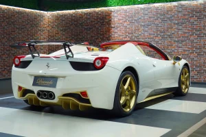Ferrari 458 Spider supercar dealership
