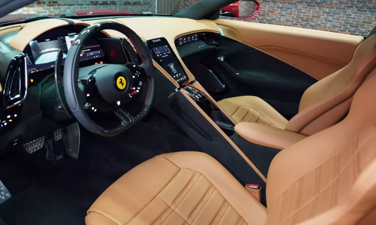 Buy Ferrari Roma Luxury Car in Red in Dubai UAE