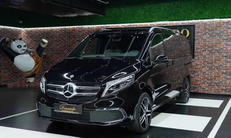 Mercedes V 250 D with Brown Interior for Sale in Dubai UAE