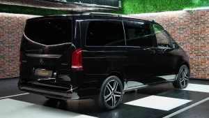 Mercedes V 250 D with Brown Interior Dealership in Dubai UAE