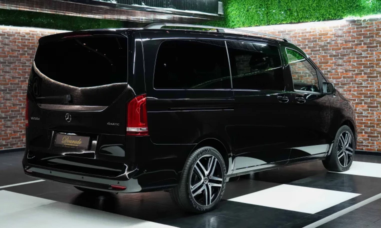 Mercedes V 250 D with Brown Interior Dealership in Dubai UAE