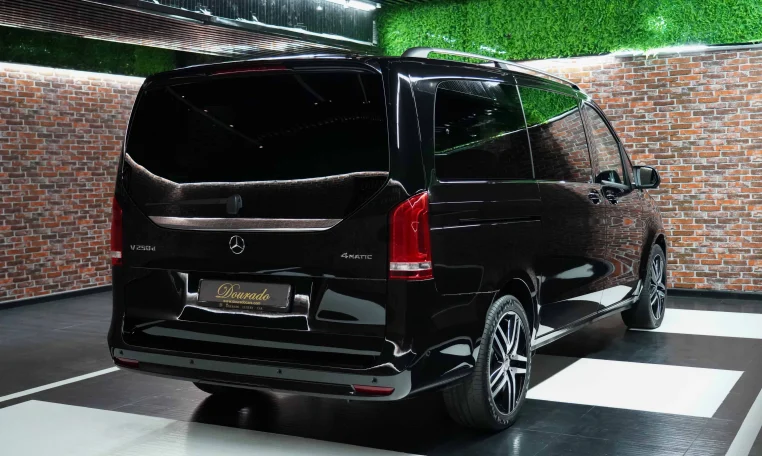 Mercedes V 250 D with Brown Interior Dealership in Dubai