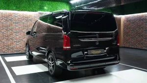 Mercedes V 250 D with Brown Interior Dealership in UAE