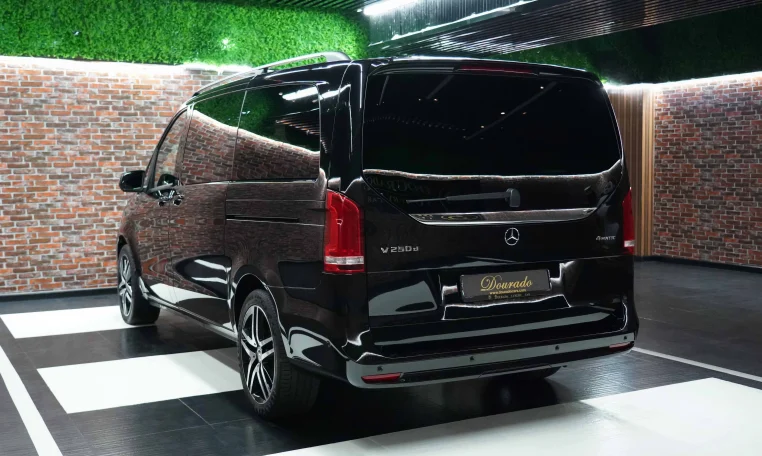Mercedes V 250 D with Brown Interior Dealership in UAE