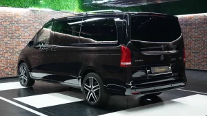 Mercedes V 250 D with Brown Interior Car Dealership in Dubai