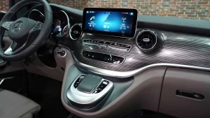 Mercedes V 250 D with Brown Interior Exotic Car Dealership in Dubai