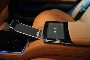 Mercedes S 500 in White Car Dealership in Dubai