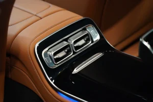 Mercedes S 500 in White Super Car Dealership in Dubai