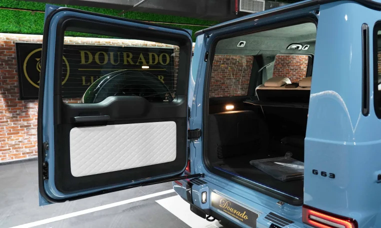 Mercedes G63 AMG in China Blue Car for Sale in UAE