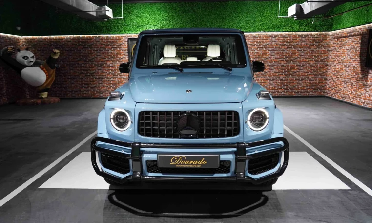 Mercedes G63 AMG in China Blue for Sale in Dubai