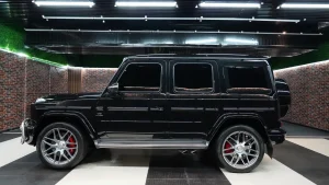 Mercedes G 63 AMG in Black Exterior Color for Sale in Dubai